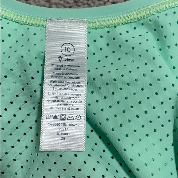Limited addition lime green ivivva tank - Picture 3 of 3